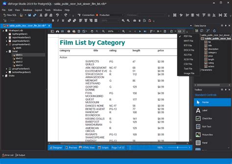 DbForge Studio for PostgreSQL