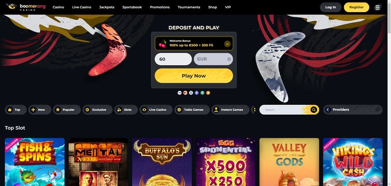 Najboljši boomerang casino v Slovenia