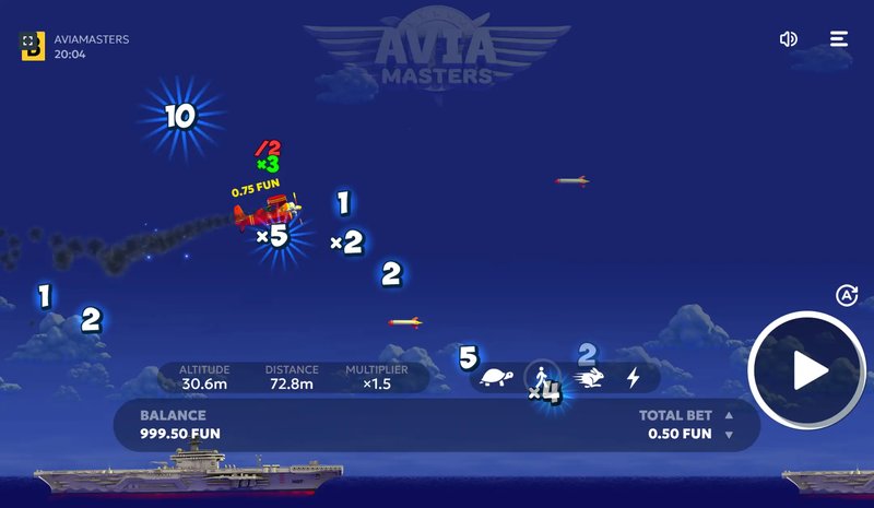 Erleben Sie die Action bei Avia Masters - Das Flugzeug-Spiel für Sie